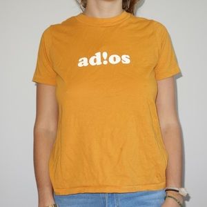 Adios graphic tee